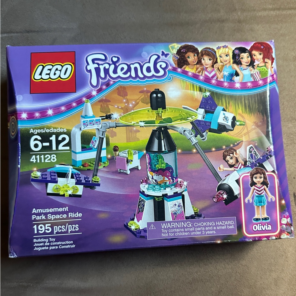 Lego friends amusement park space ride 41128